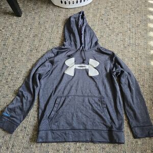 Under Armour Black Hoodie with Grey Logo